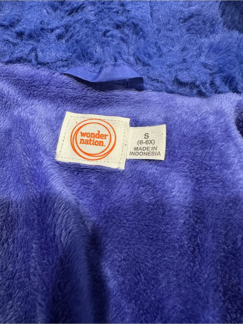 wonder nation Blue Star-Print Hooded Puffer Jacket